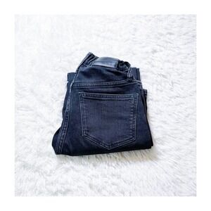 Madewell Stretch Ruched Waist Black Denim Jeans SZ24